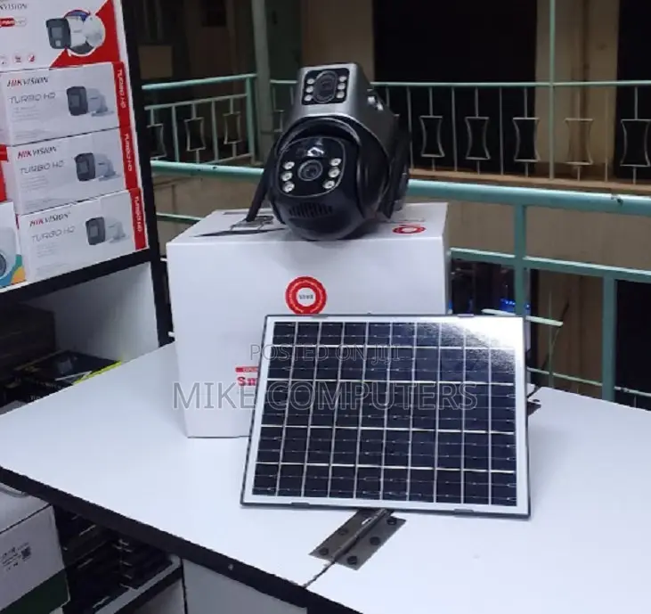 V380 App Full Color Dual Lens Outdoor 4g Sim Solar CCTV