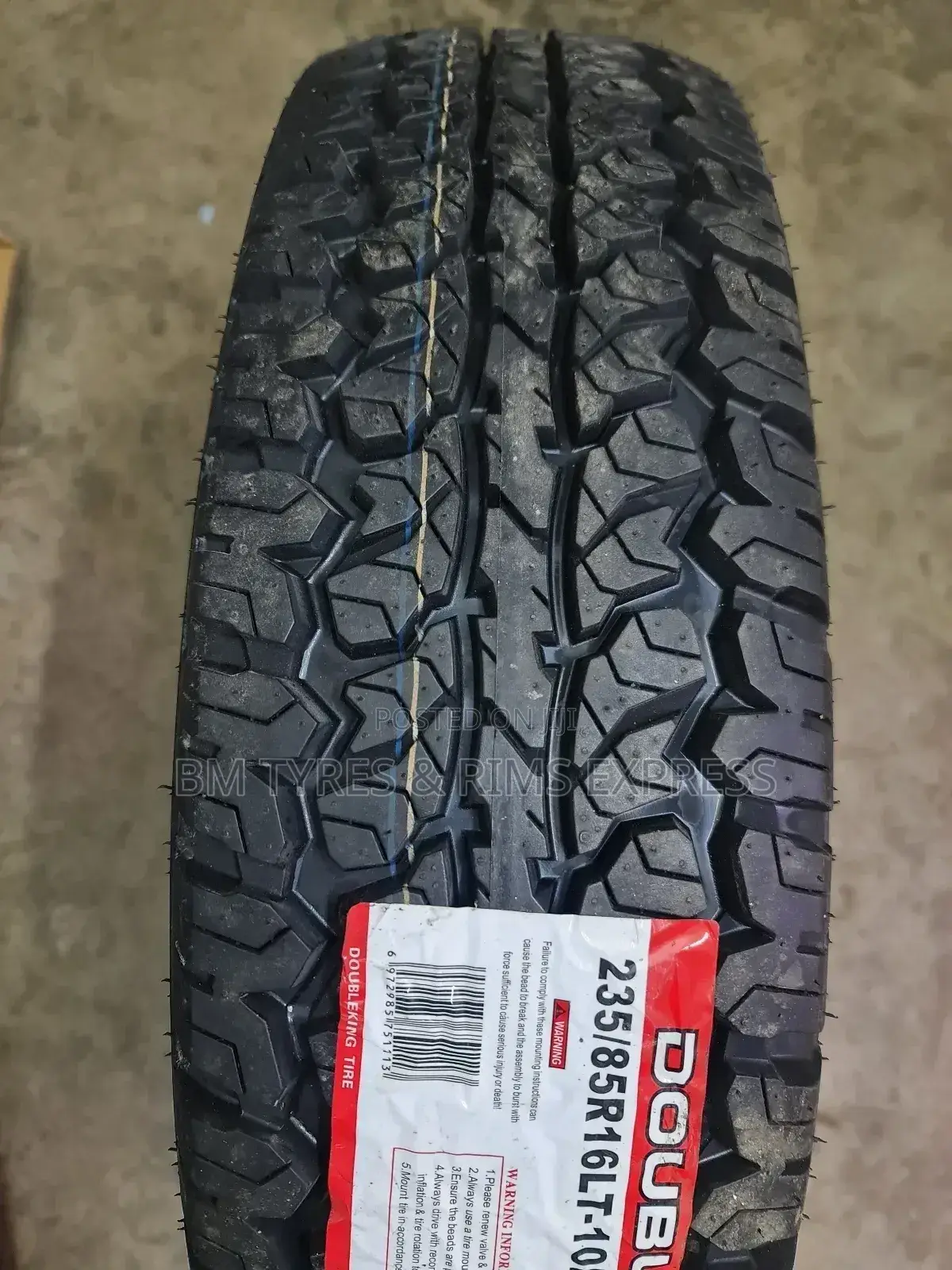 235 /85 R16 Doubleking Tyres (All Terrrain) Commercial.