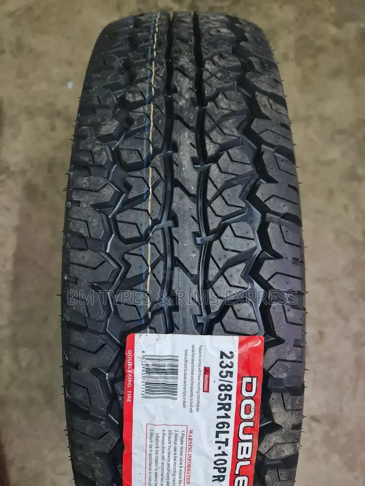 235 /85 R16 Doubleking Tyres (All Terrrain) Commercial.