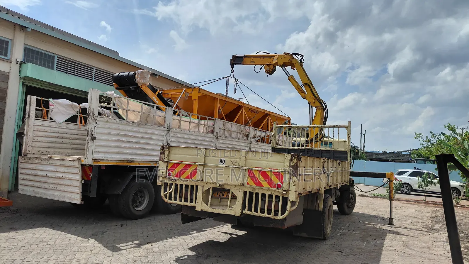 Industrial Concrete Batching Plant Fully Automatic Brand New .