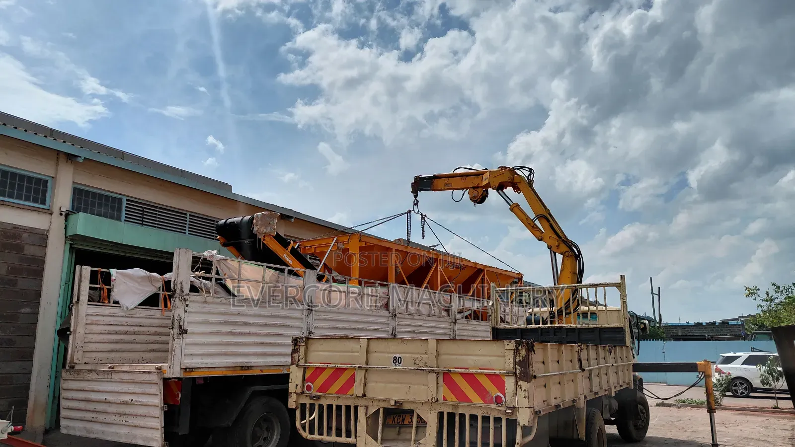Industrial Concrete Batching Plant Fully Automatic Brand New .