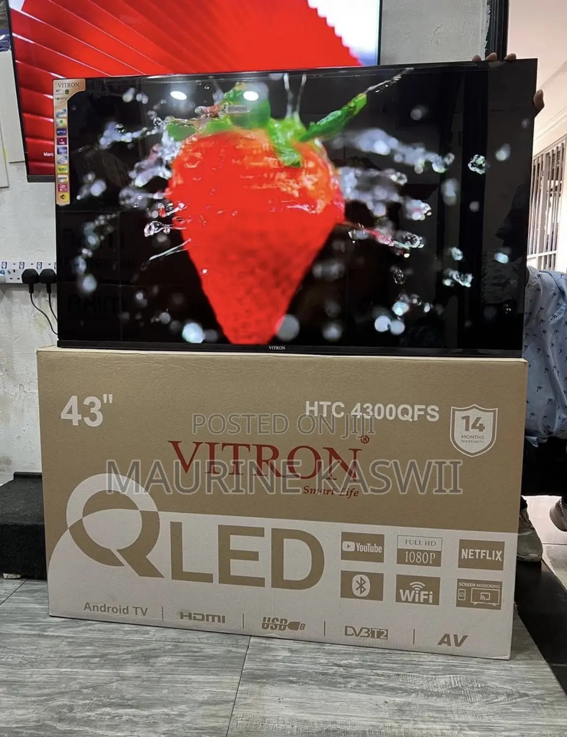 Vitron 43”Qled HTC 43ooqfs