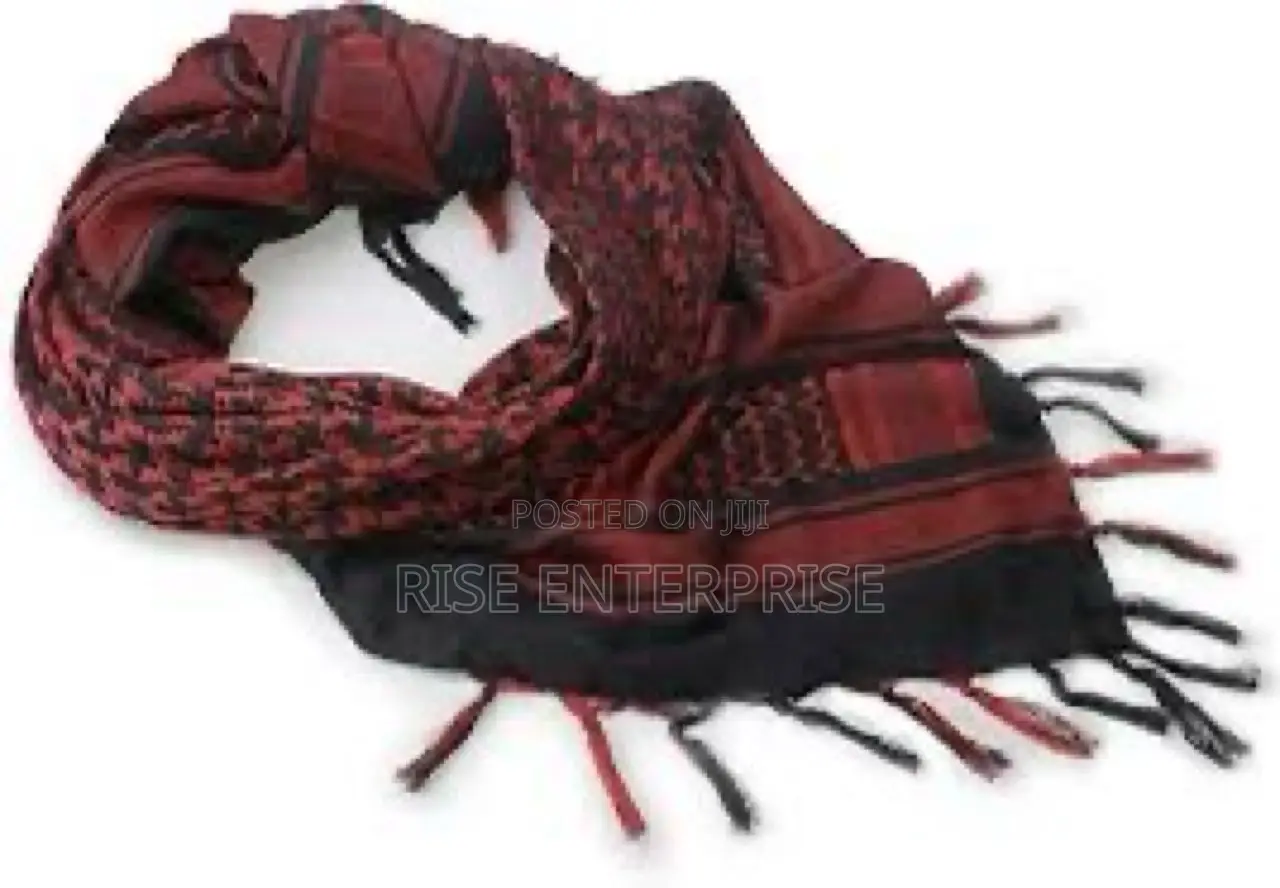 Arafat Scarf- Red and Black