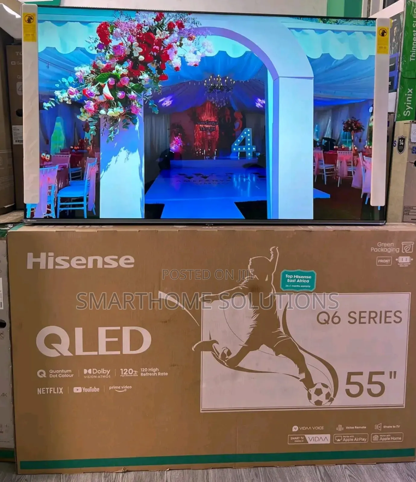 Hisense 55′′ Inch Qled Smart Tv 55q6
