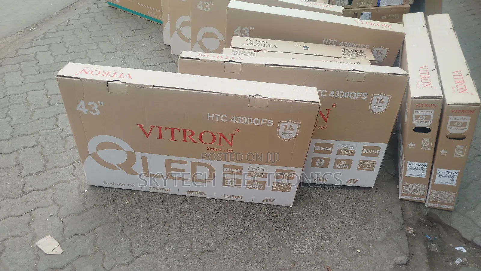 Vitron 43′′ 43000qfs Qled Smart Tv New 2025