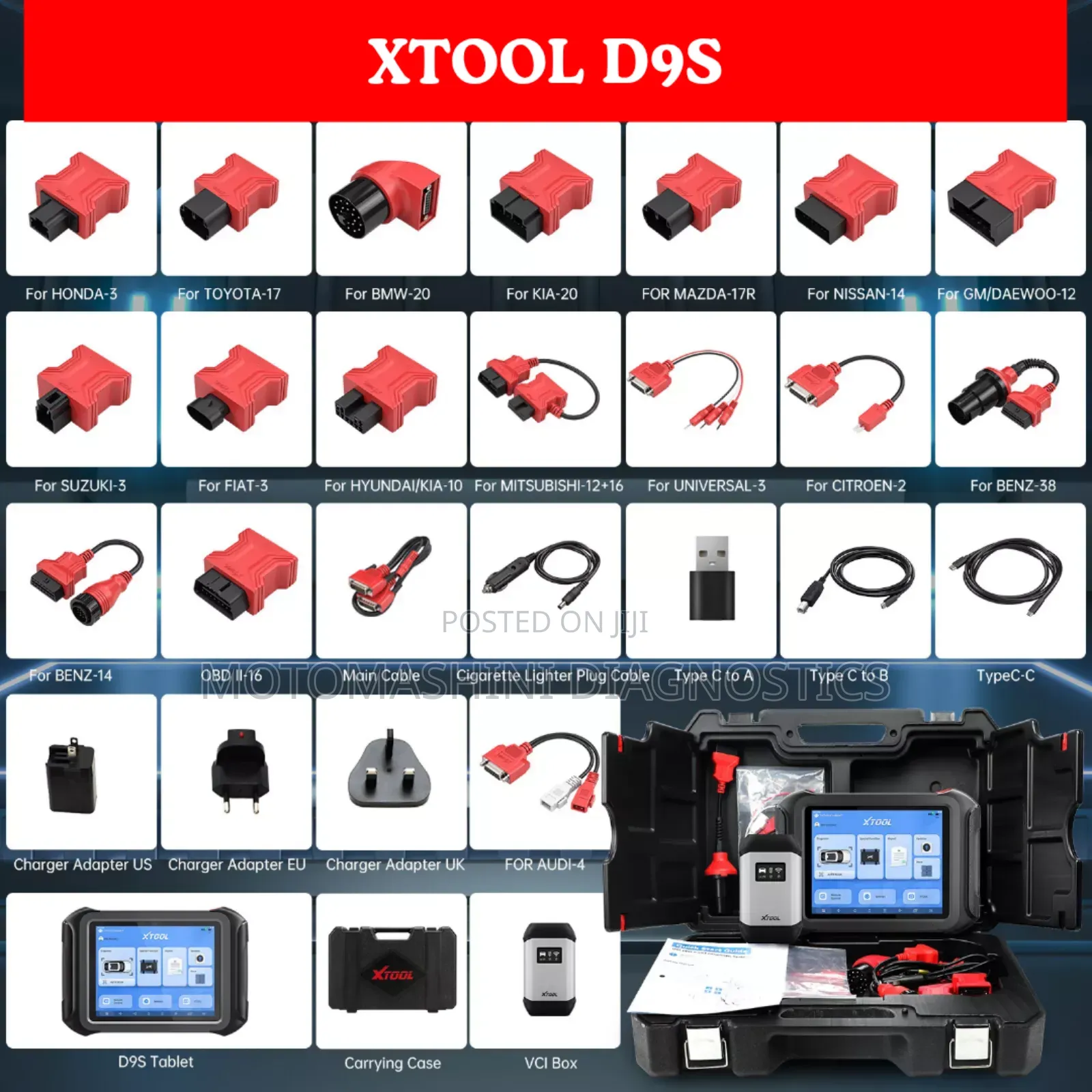 Xtool D9s Advanced Smart Vehicle Diagnostic Machine