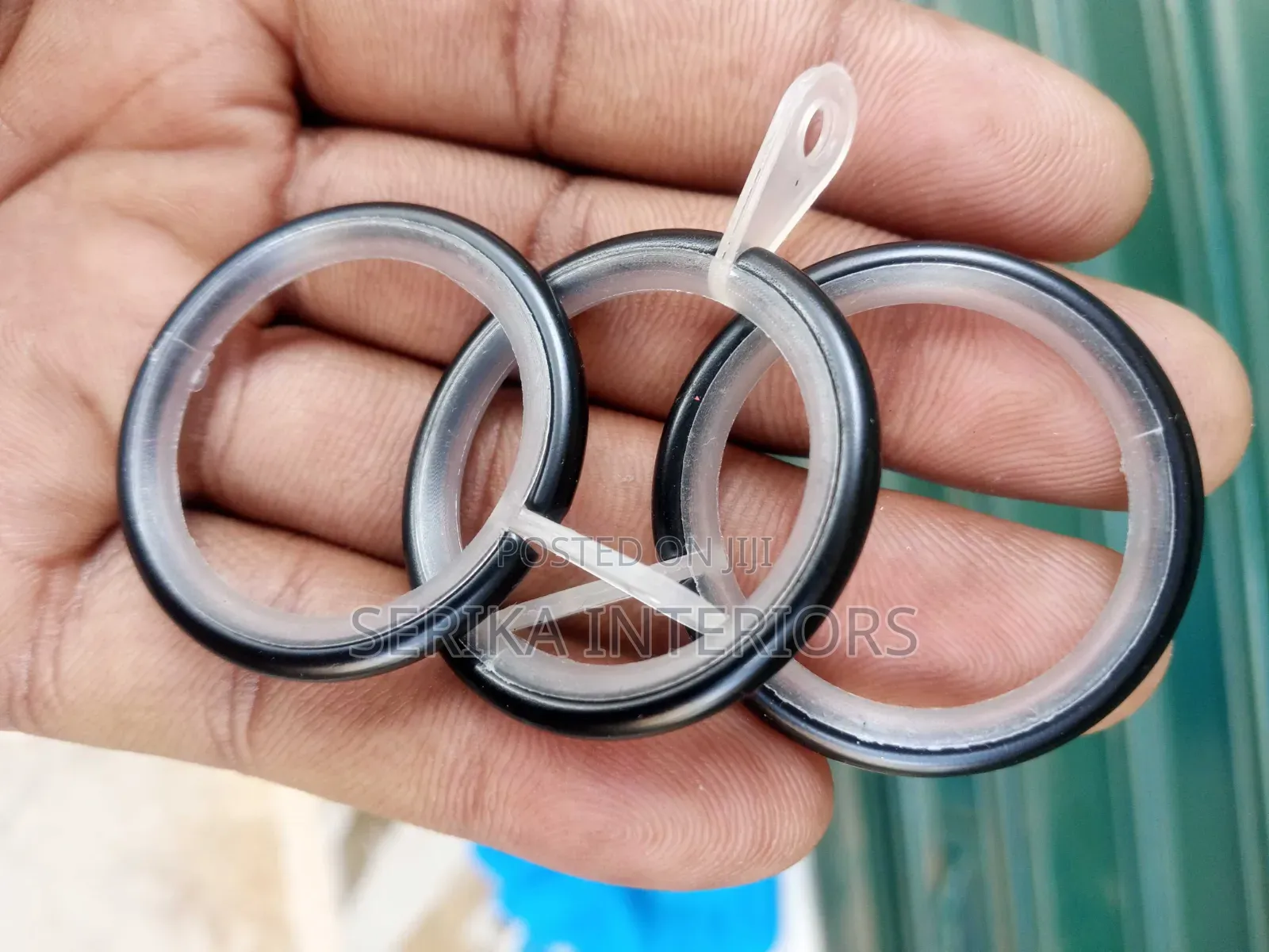 Rings Curtain Rings Rubber Coated Environmental Friendly