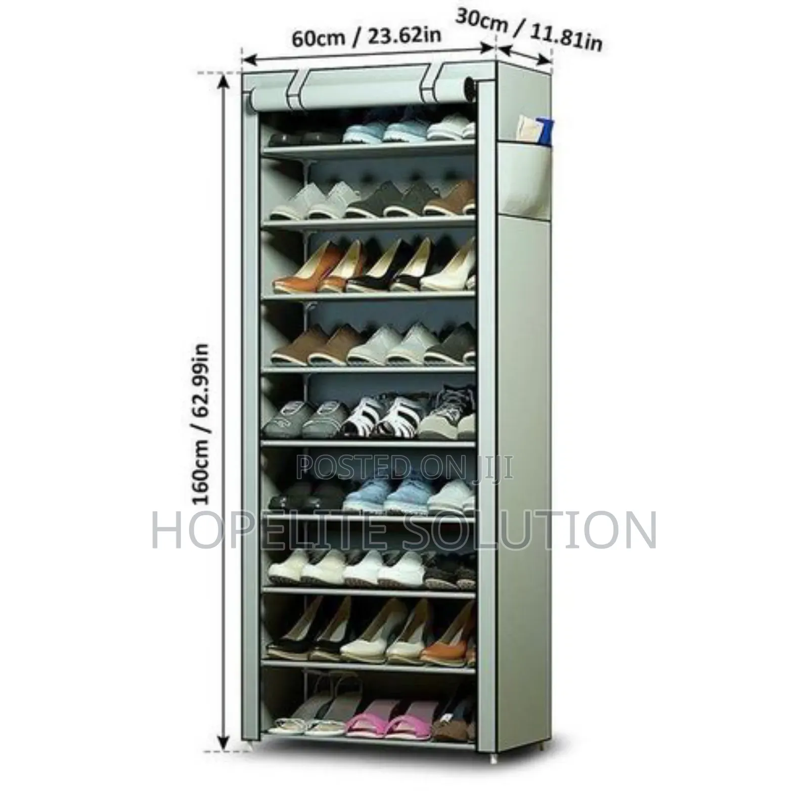 Zipper Shoe Cabinet