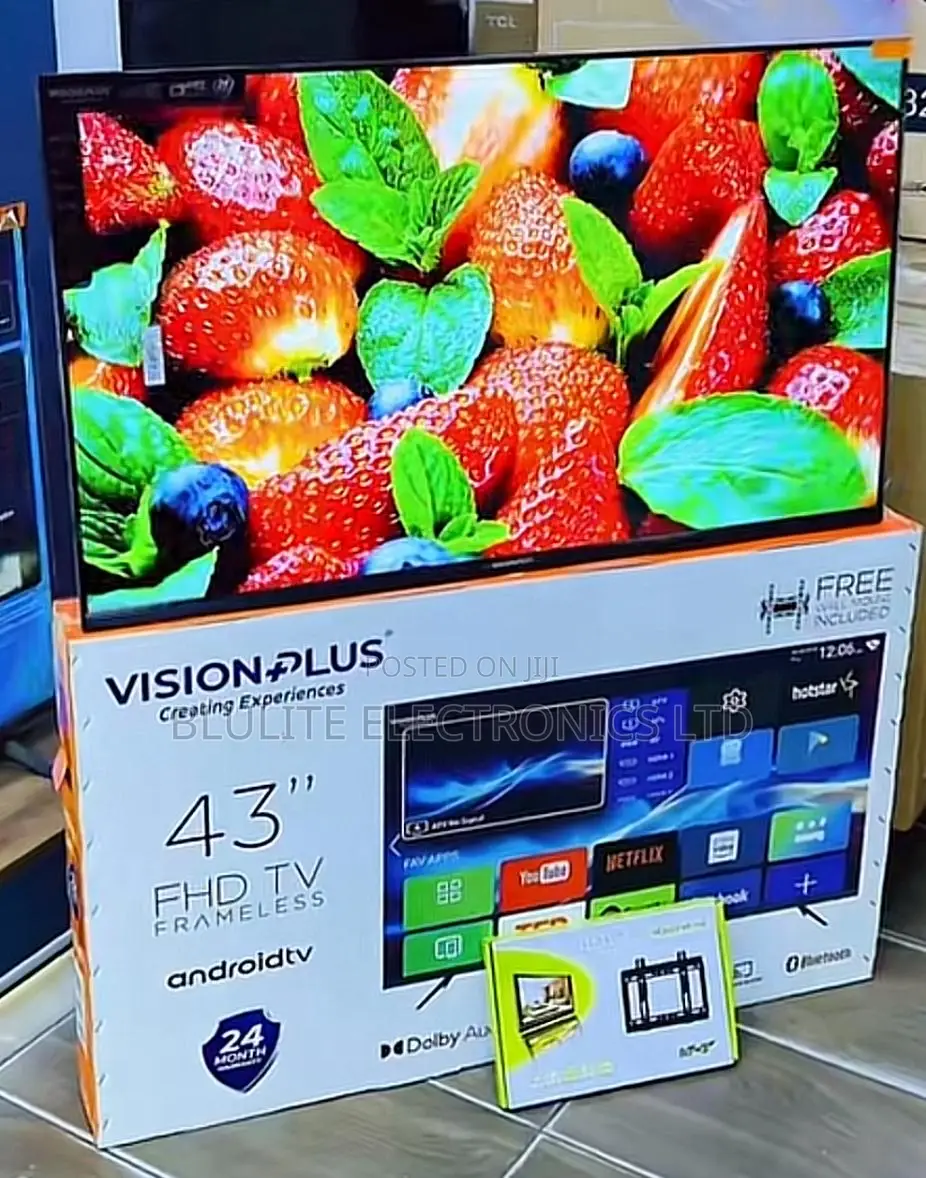Vision Plus 43” Frameless Smart Tv