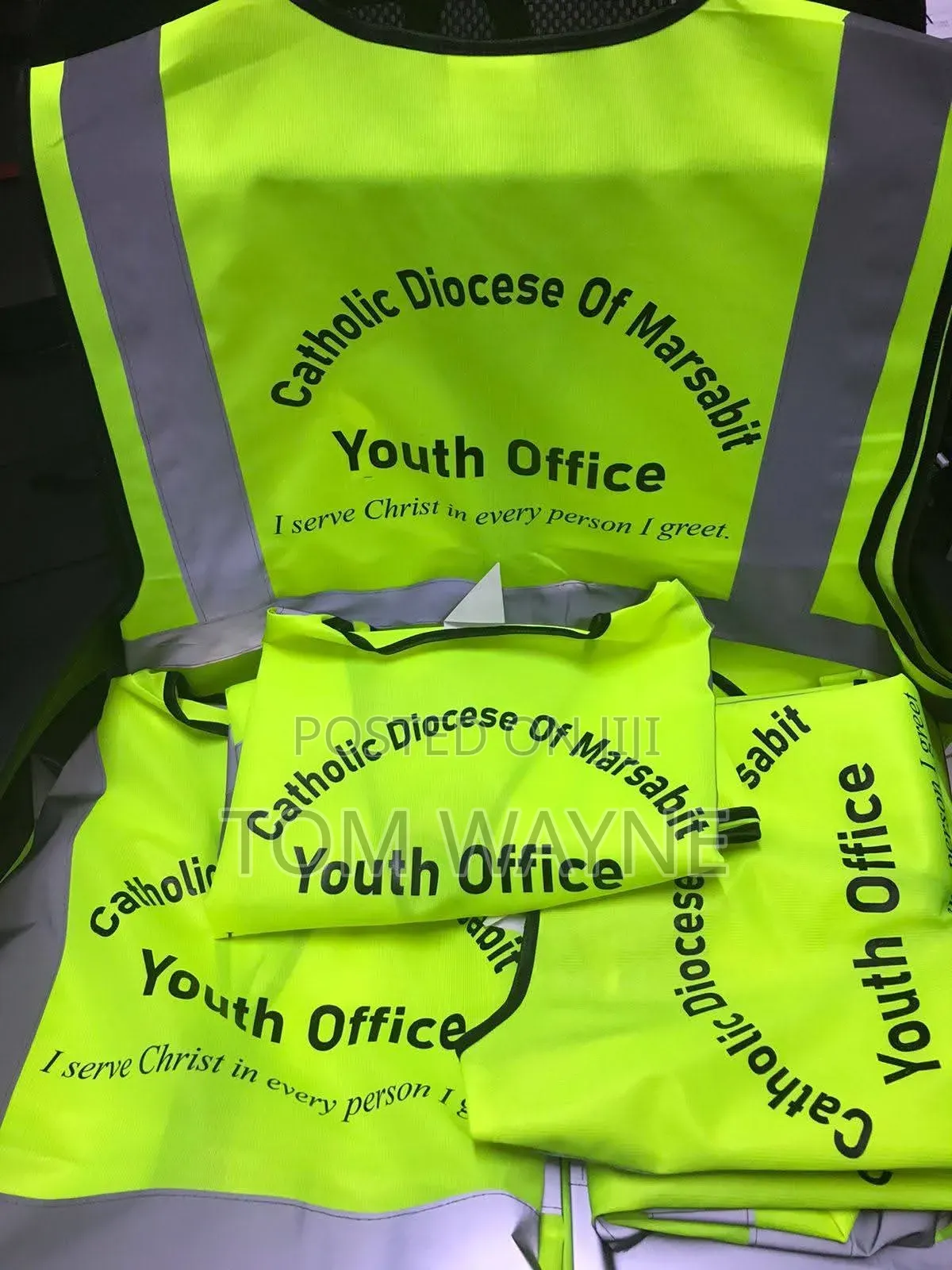 Reflector Jacket Branding. Different Colors Available