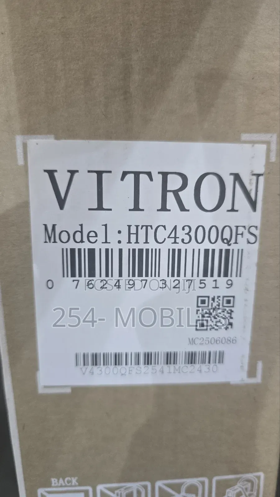 Vitron 43′′ 4300qfs Smart Qled FHD Tv