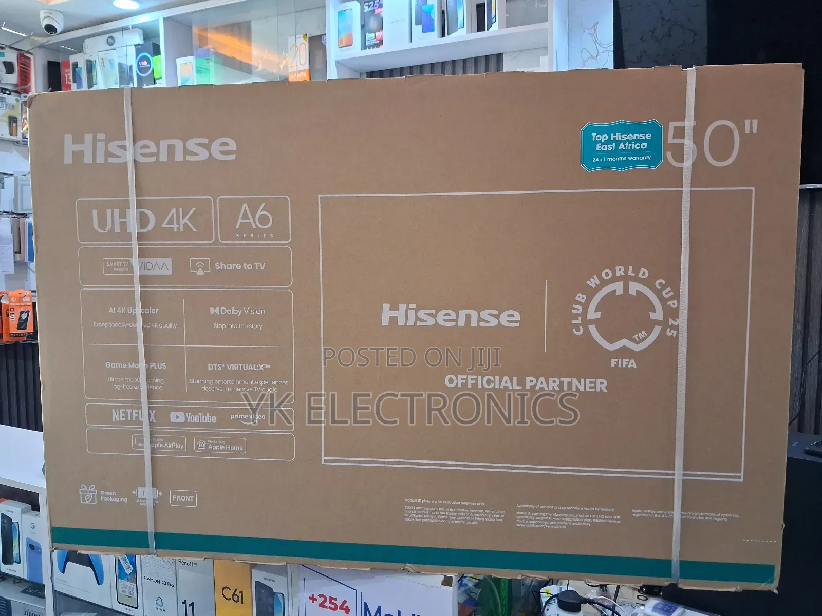 Hisense 50 Inch Uhd Smart Tv 50a6q ( 2025 Model)