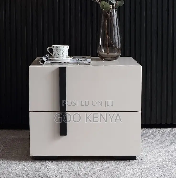 Home Cabinet; Modern Wooden Chic Nightstand for Bedroom