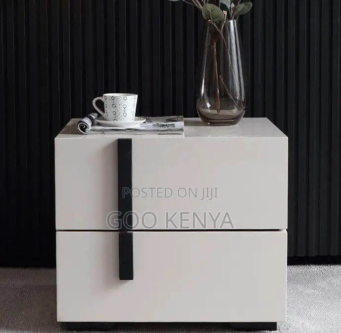 Home Cabinet; Modern Wooden Chic Nightstand for Bedroom