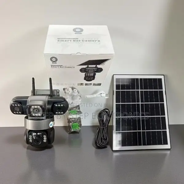 12mp Solar Powered 4g PTZ Camera Ai Motion Detection Night Vision