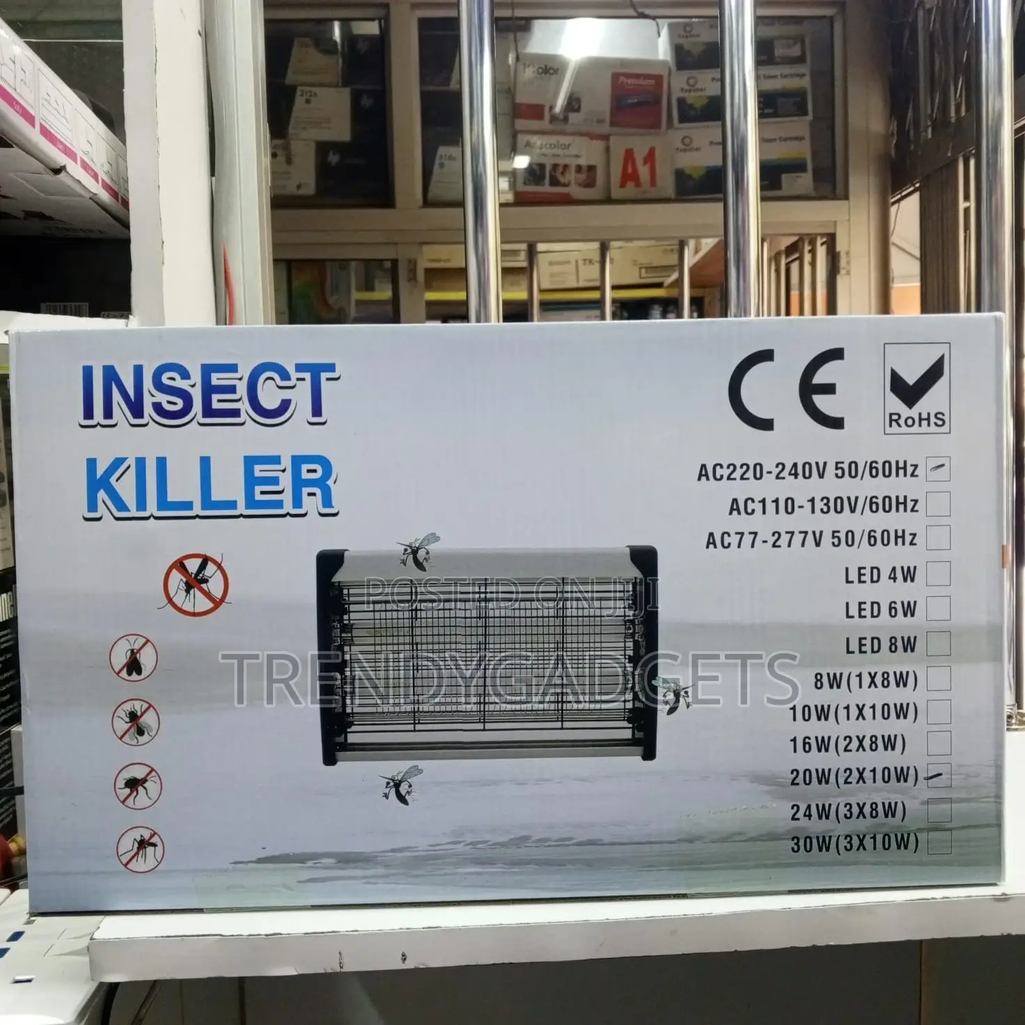 Electric Insect Killer Lamp 20w | Uv Light Fly Mosquito Trap