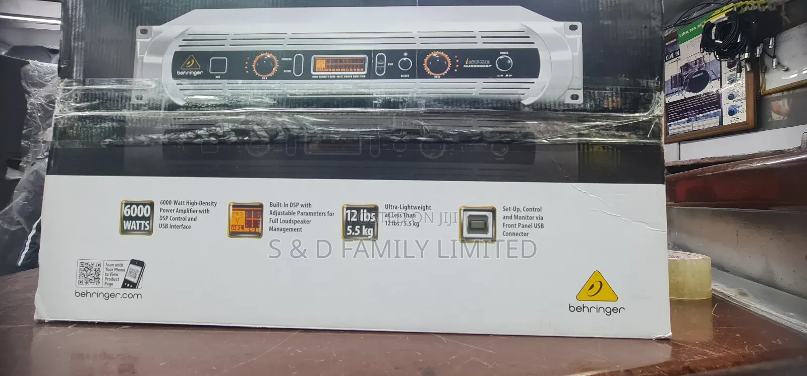 Behringer Nu6000dsp Power Amplifier