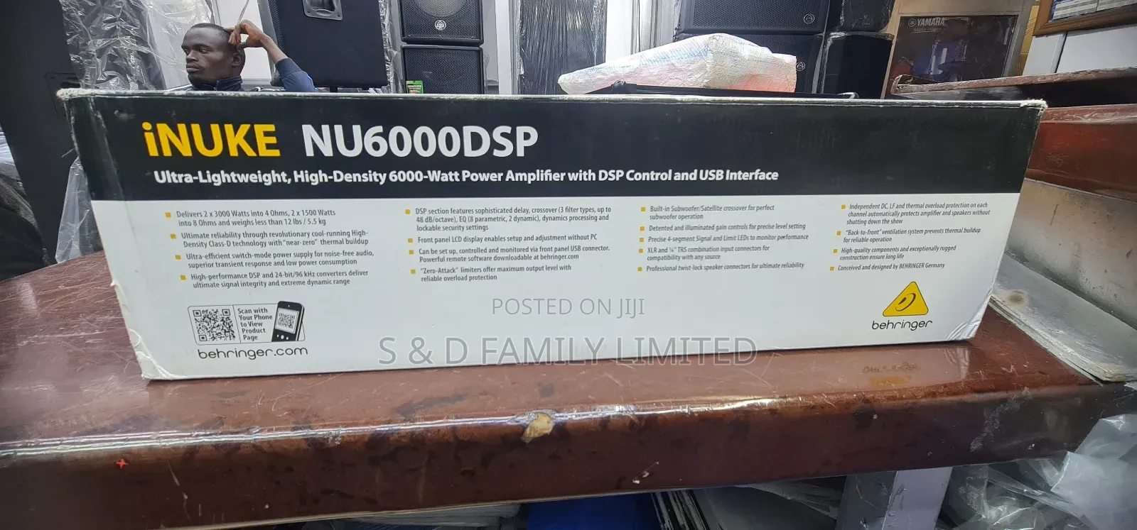 Behringer Nu6000dsp Power Amplifier