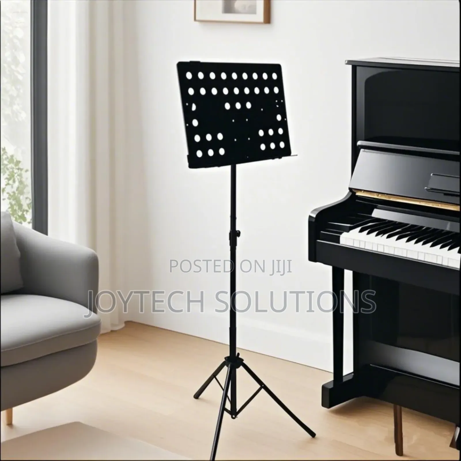 Portable Tripod Music Stand,Book Clip Holder