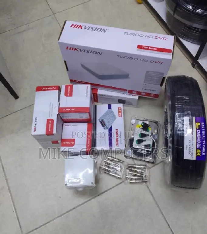 Hikvision 4 Channel 2mp Colorvu/Turbo CCTV 4