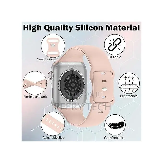 Molea Apple Watch Bands 41mm 40mm 38mm Soft Silicone Replacement Strap