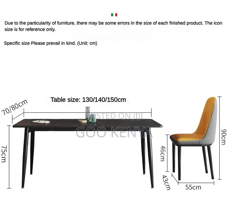 Home Dining Set; 6 -Seater Modern Dining Table Set for Home
