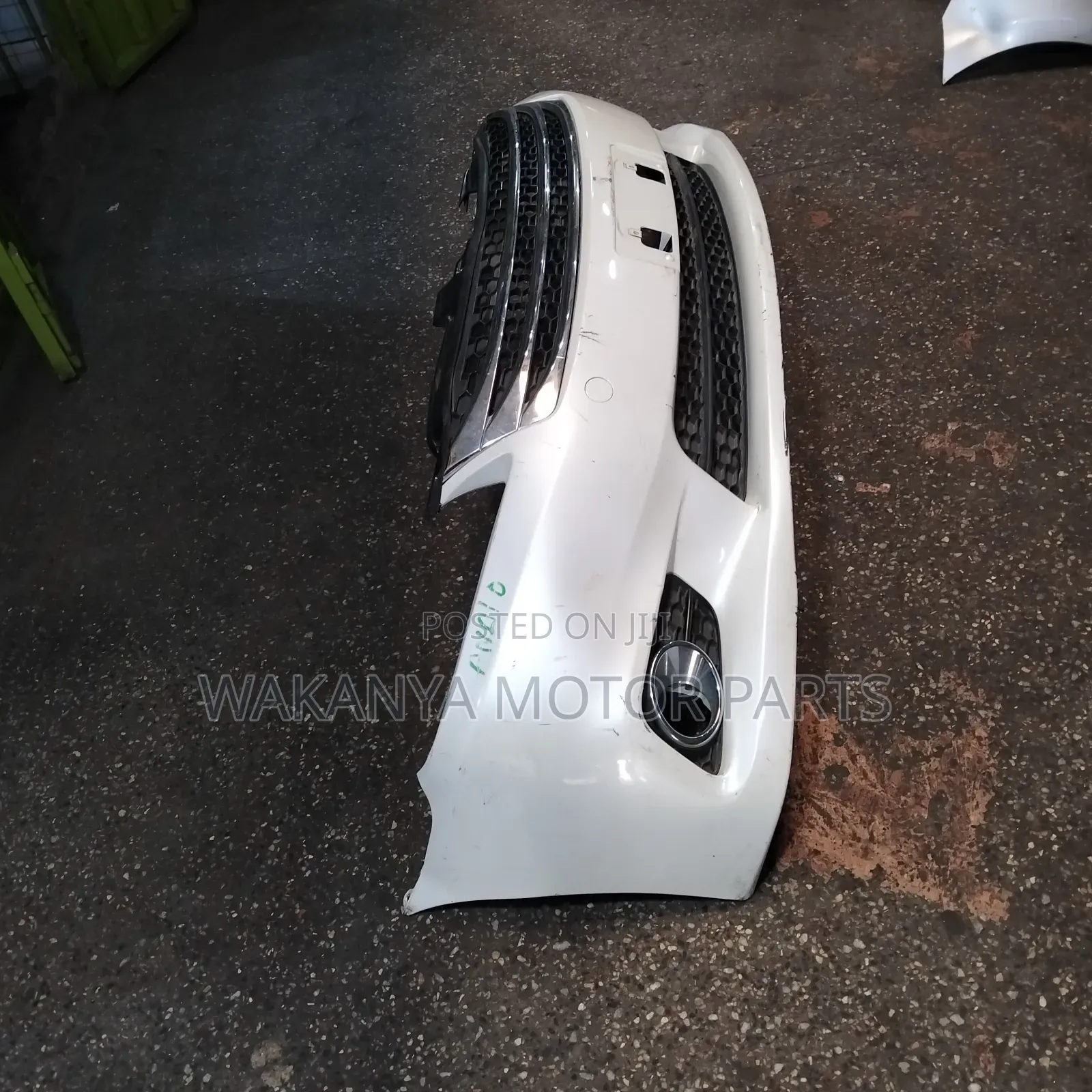 Toyota Mark X Zio Model 2010/2011 Front Bumper With Grille, Less Fogs