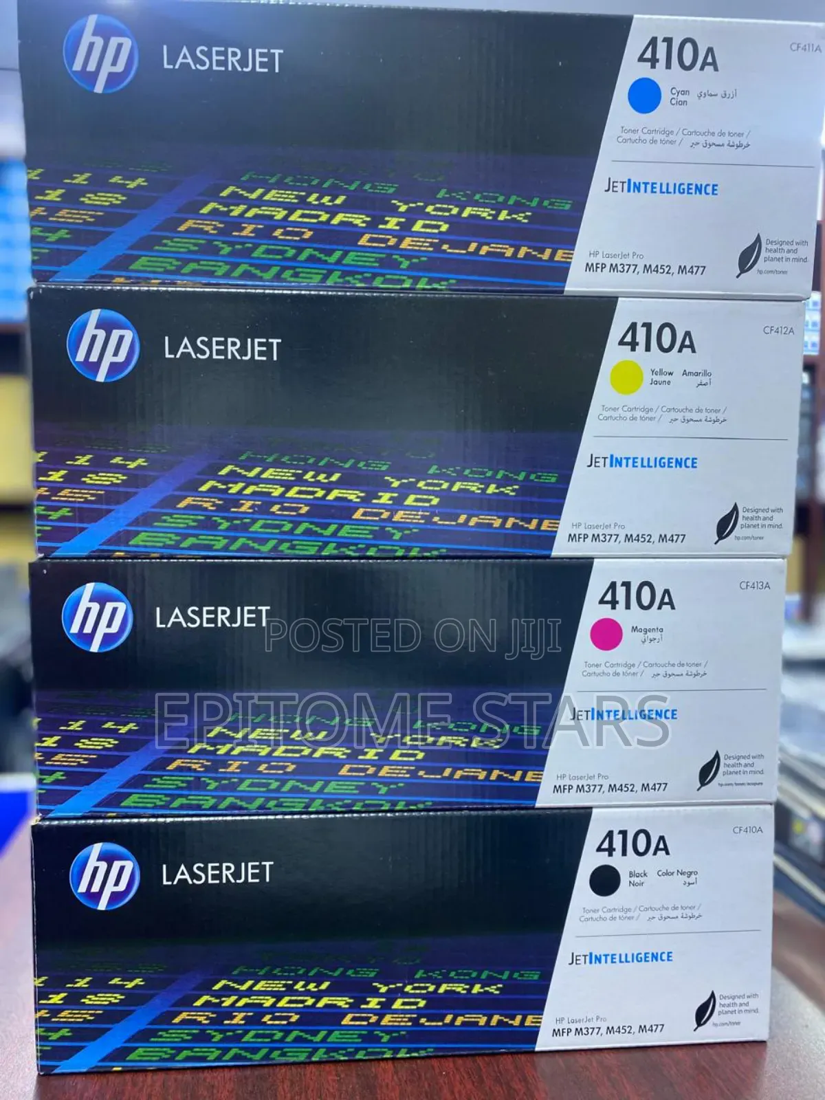 Hp Color Laserjet Pro Mfp M477fdn Toner Hp 410a Yield Above 2,300