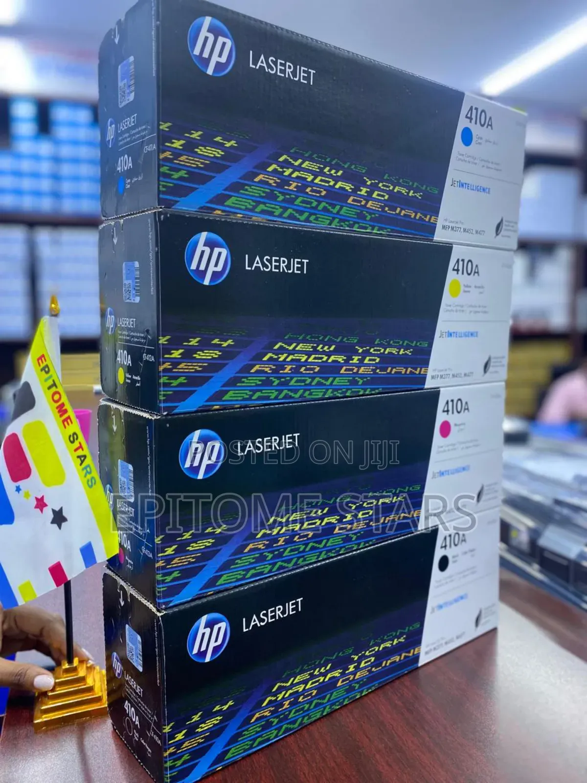 Hp Laserjet Pro Mfp M477fdw Toner Hp 410a Yield Above 2,300 Copies