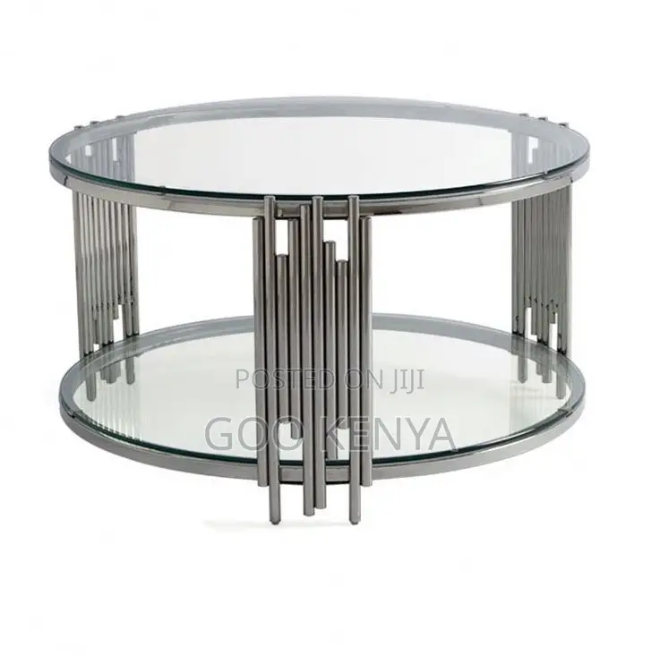 Home Table; Gold Finish Coffee Table for Living Room