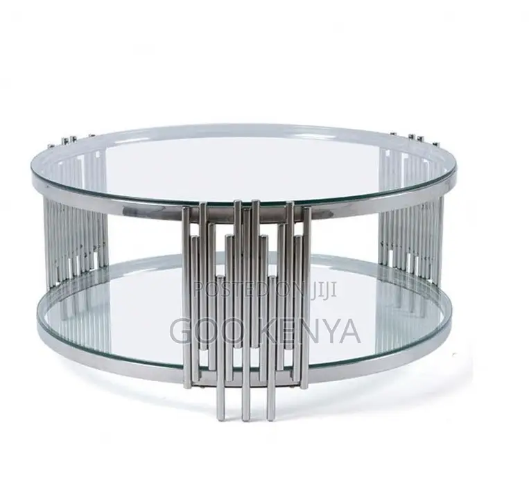 Home Table; Gold Finish Coffee Table for Living Room