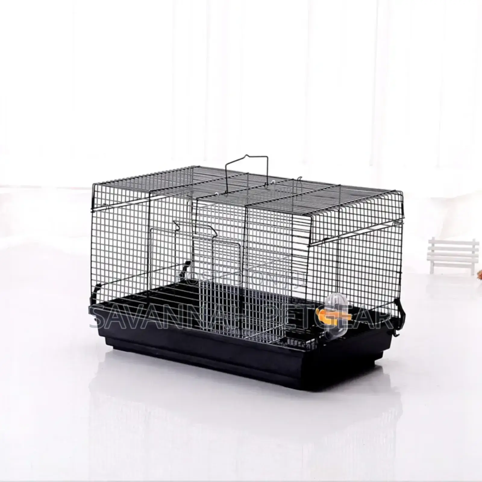 High Quality Metallic Hamster Cage With Play Wheel, Water Bottle ,Grid
