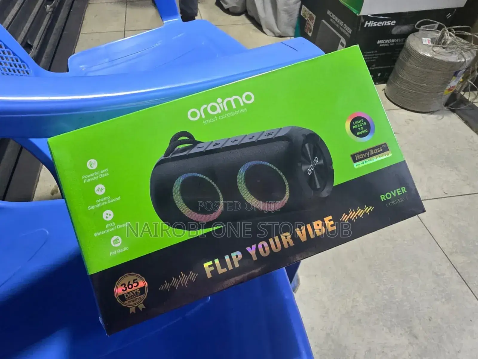 Oraimo Rover Bluetooth Speaker With Enhanced Bass