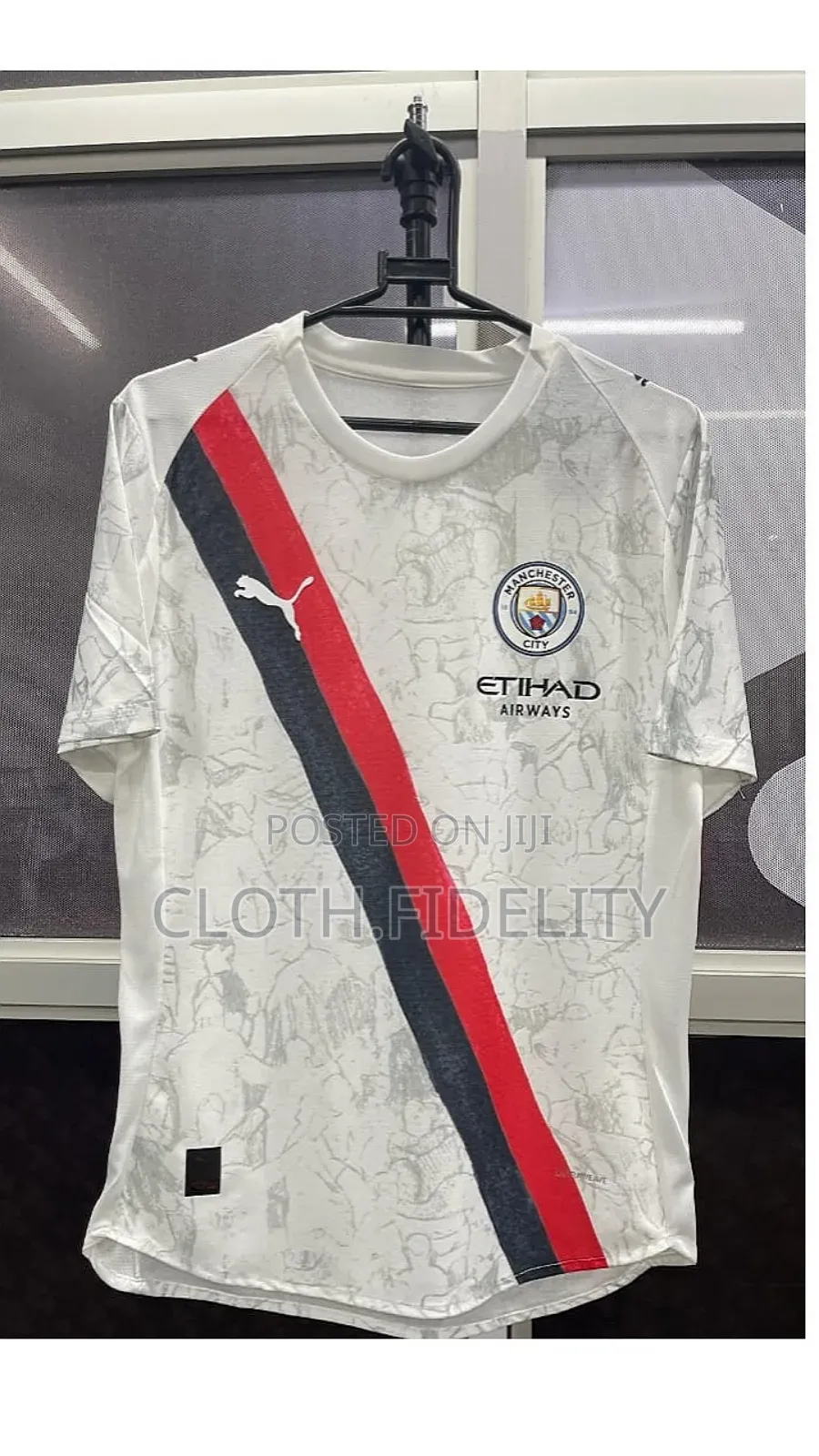 Manchester City Away Kit( Original White) Jersey
