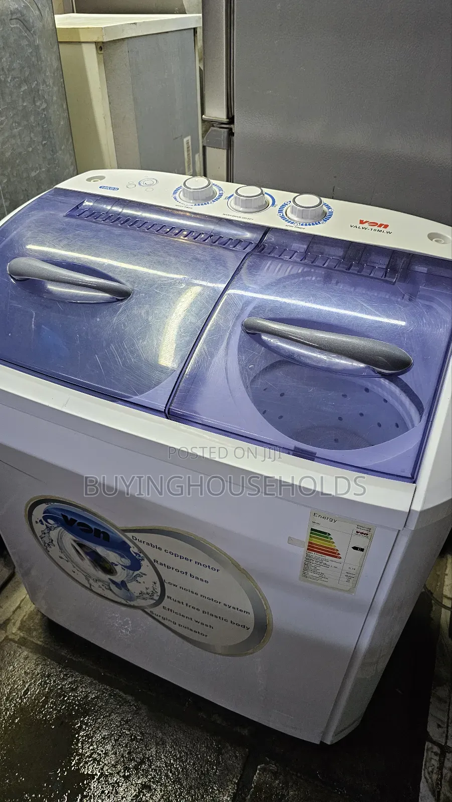 Von 10kg Twin Tub Washing Machine