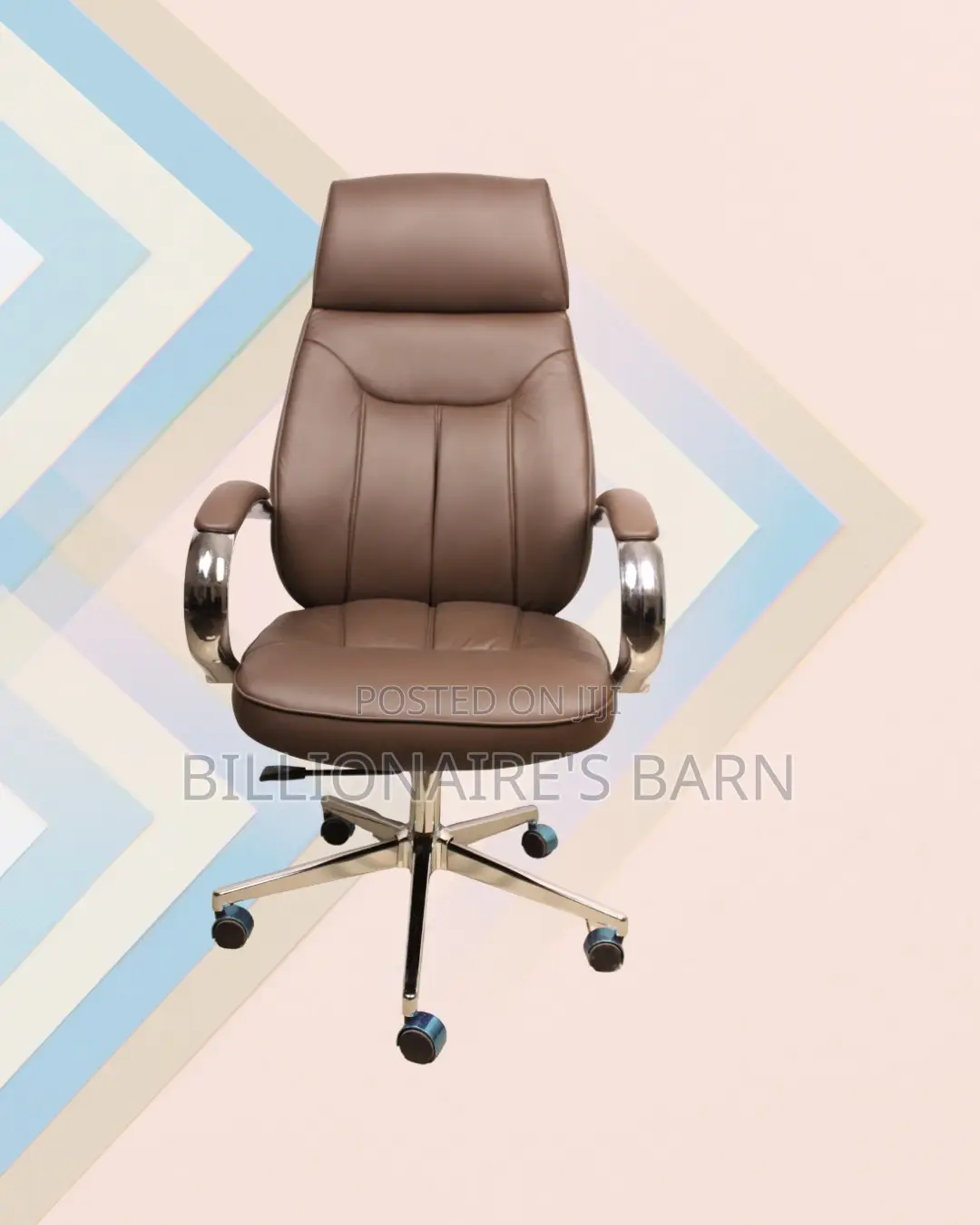 Swivel Leather Office | Armrests | Delivery Anywhere in Kenya