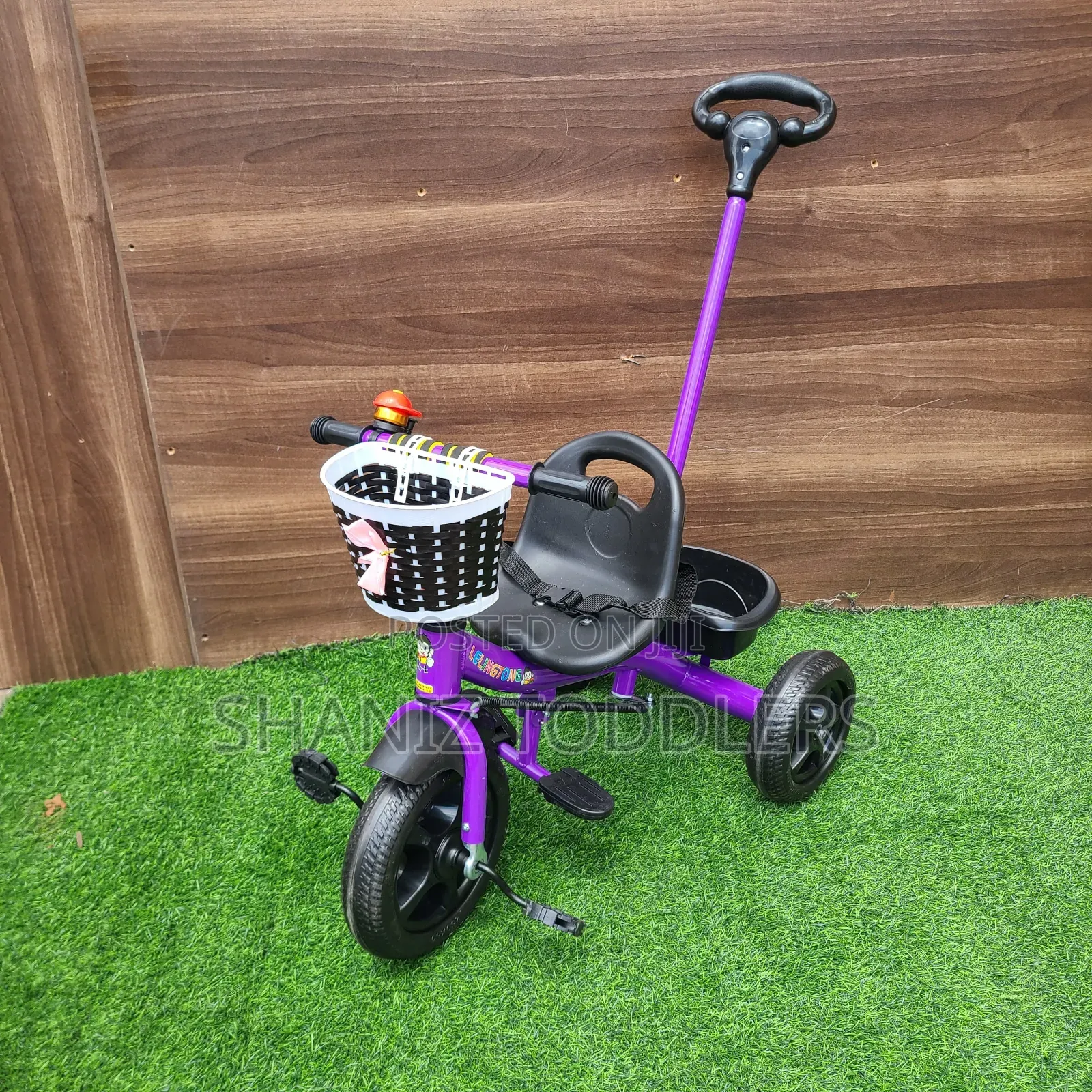 Parent -Control Push Tricycle With Safety Belt