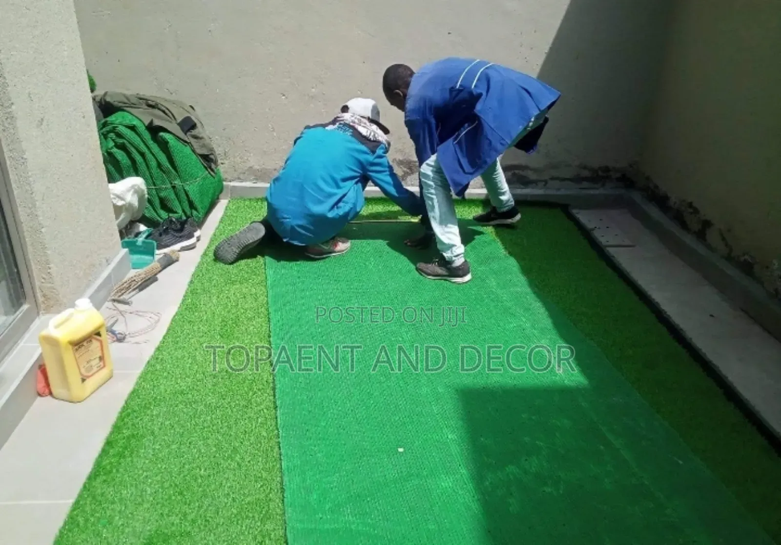Installation and Styling of Grass Carpet