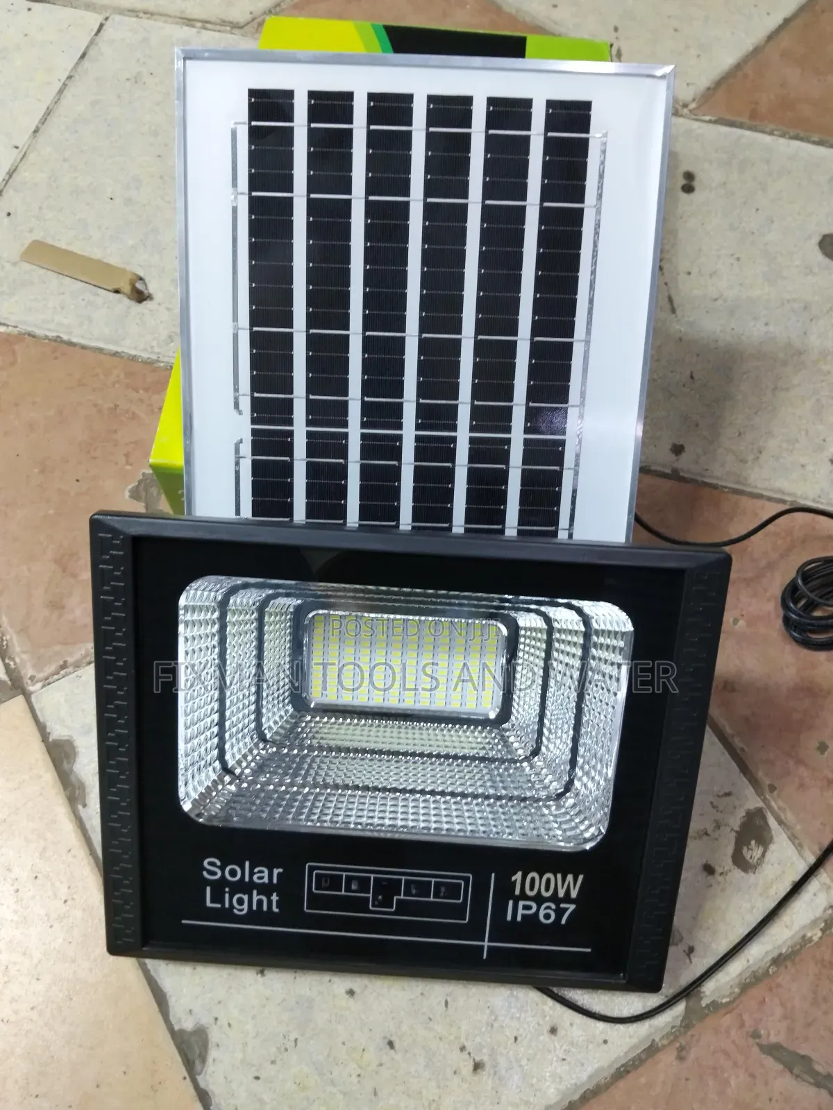 Best Of Ip 67 Solar Street Light 100watts + Panel And Remote