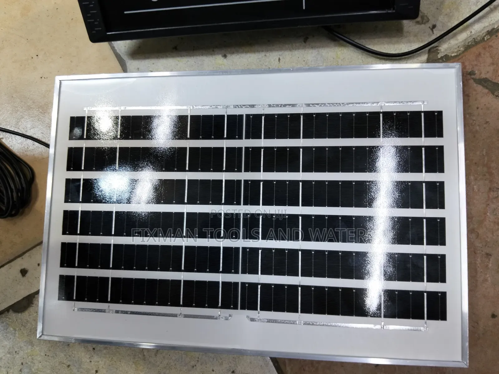 Commercial Solar Lights 100watts + Panel Ip 67 And 16 Hrs