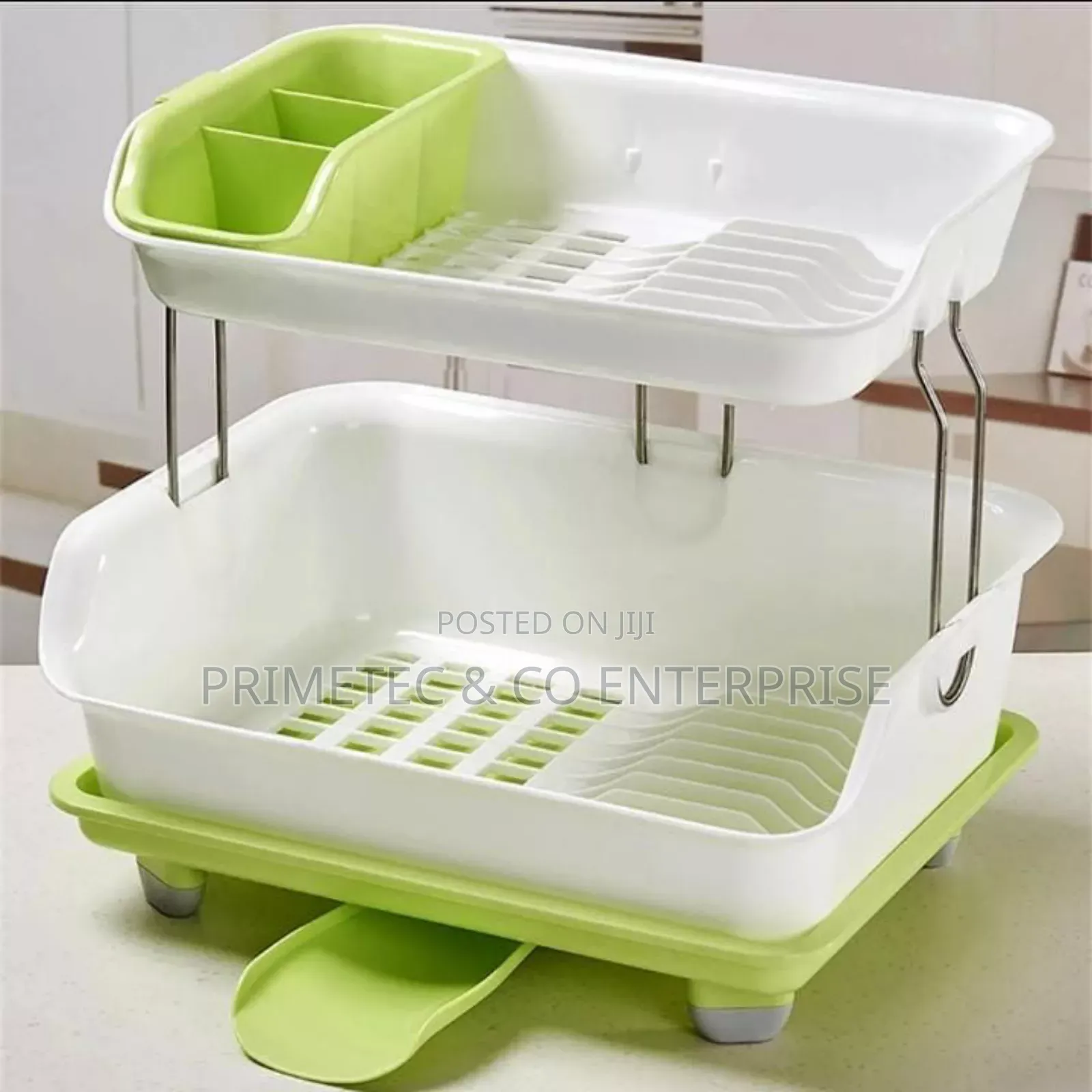 2 Tier Plastic Dish Rack