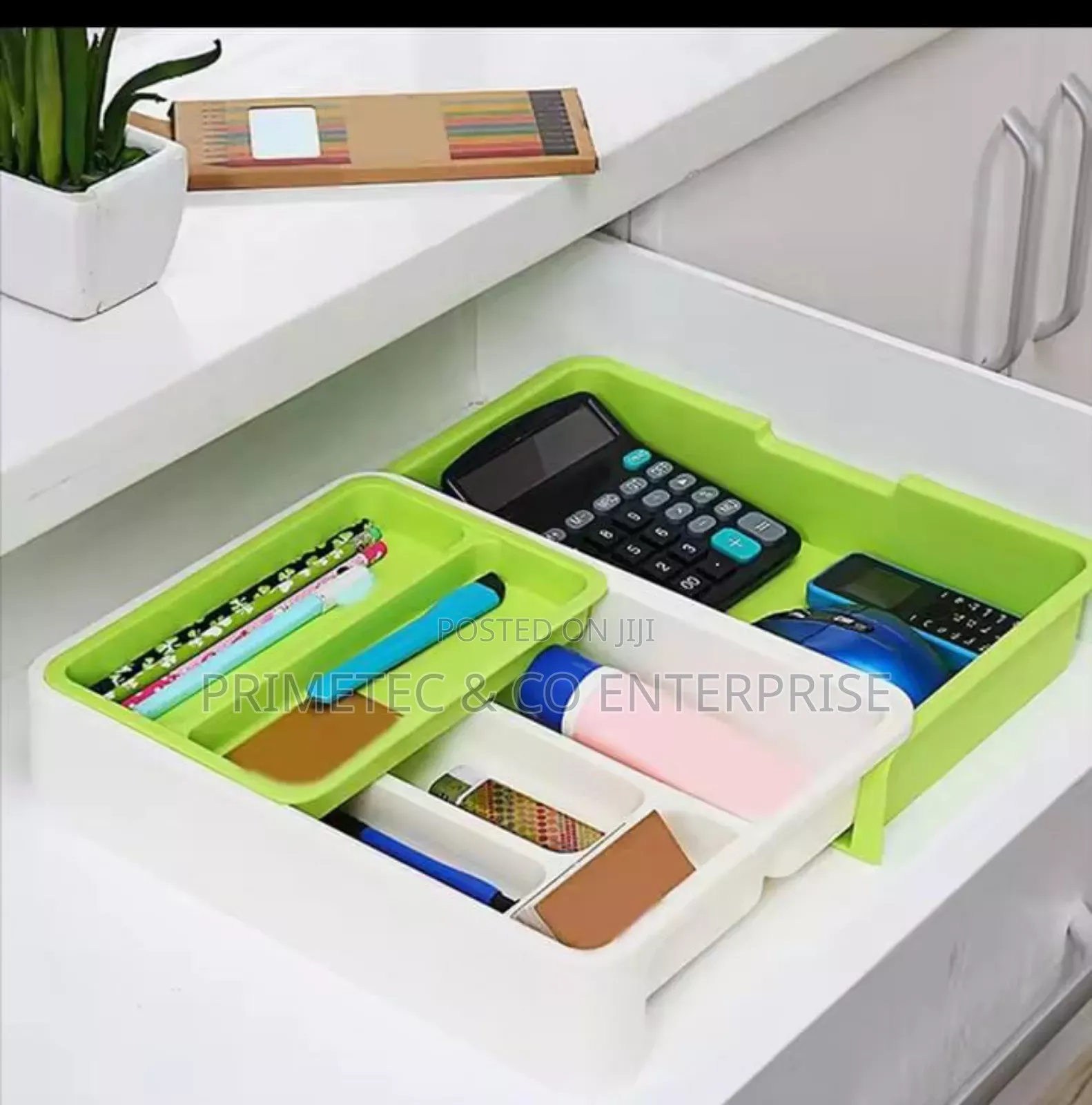 3 in 1 Multipurpose Plastic Cutlery Drawer Organizer