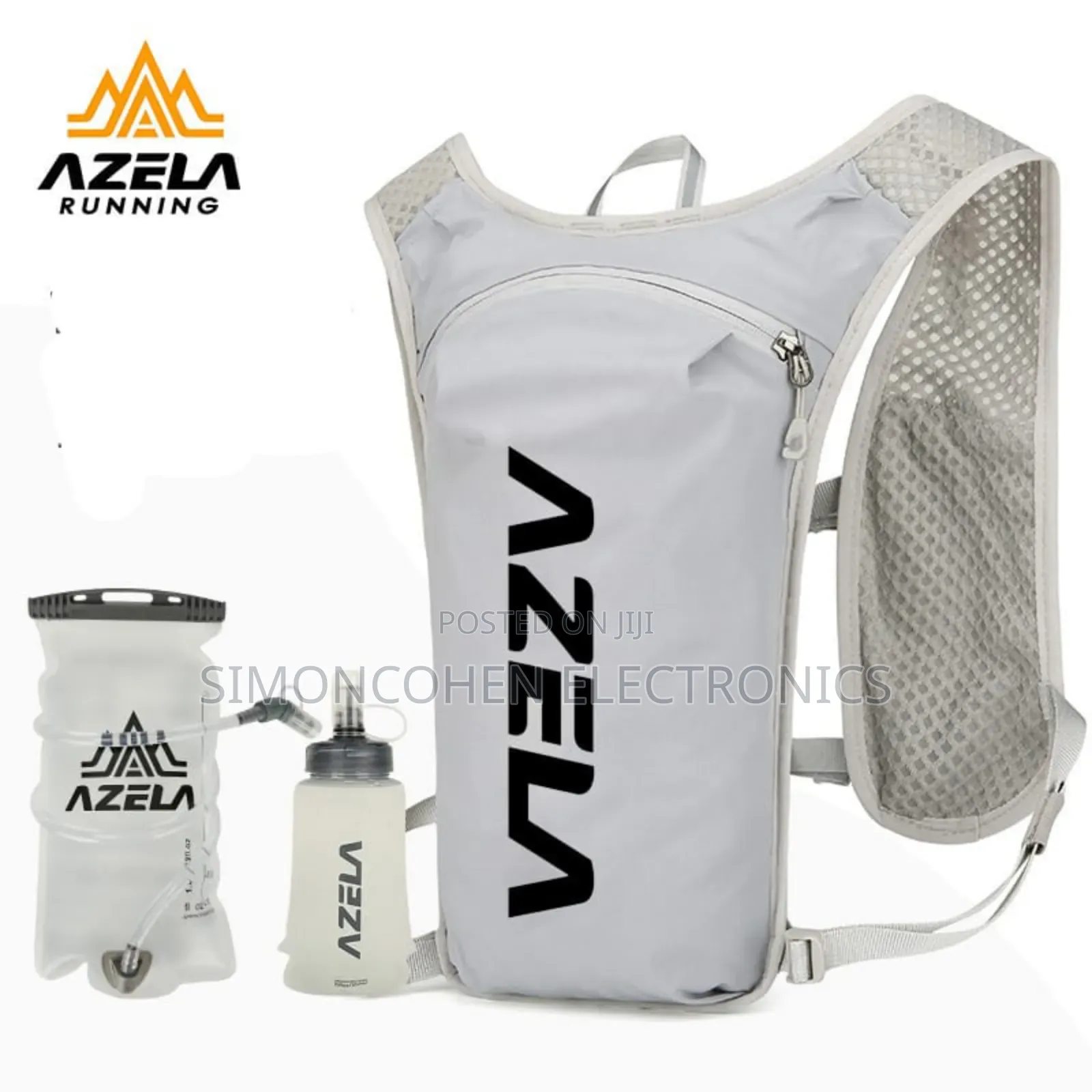 Azela Running Lightweight Hydration Vest Has 1.5l Bladder&250ml Bottle