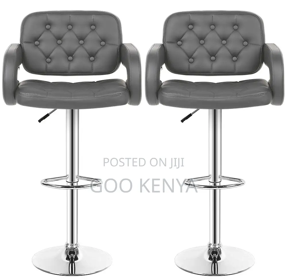 Home Bar Stool; Ergonomic Synthetic Leather Stool for Commercial Space