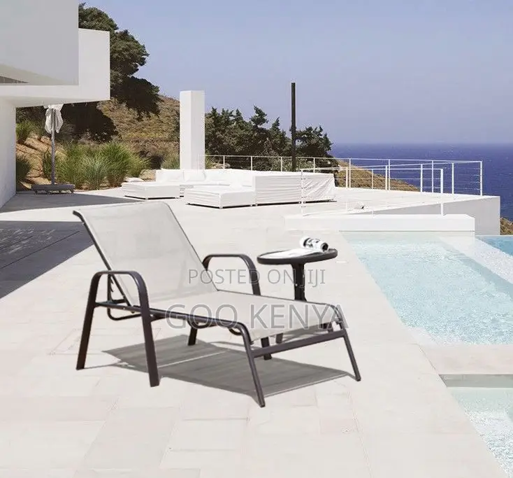 Home Outdoor Chair; Durable Pool Recliner Chair for Hospitality Spaces