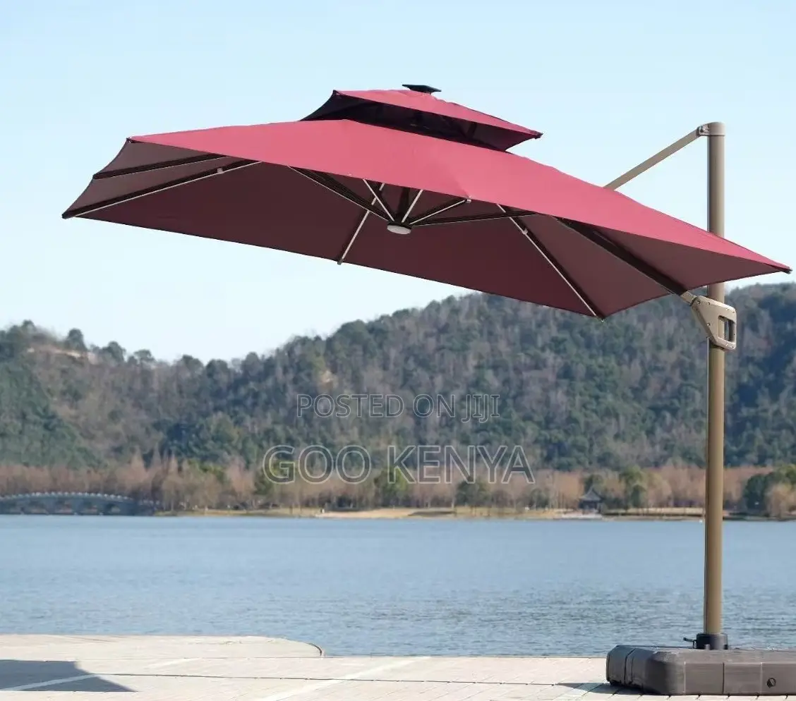 Home Umbrella; Heavy-Duty Weather-Resistant Patio Sun Umbrella