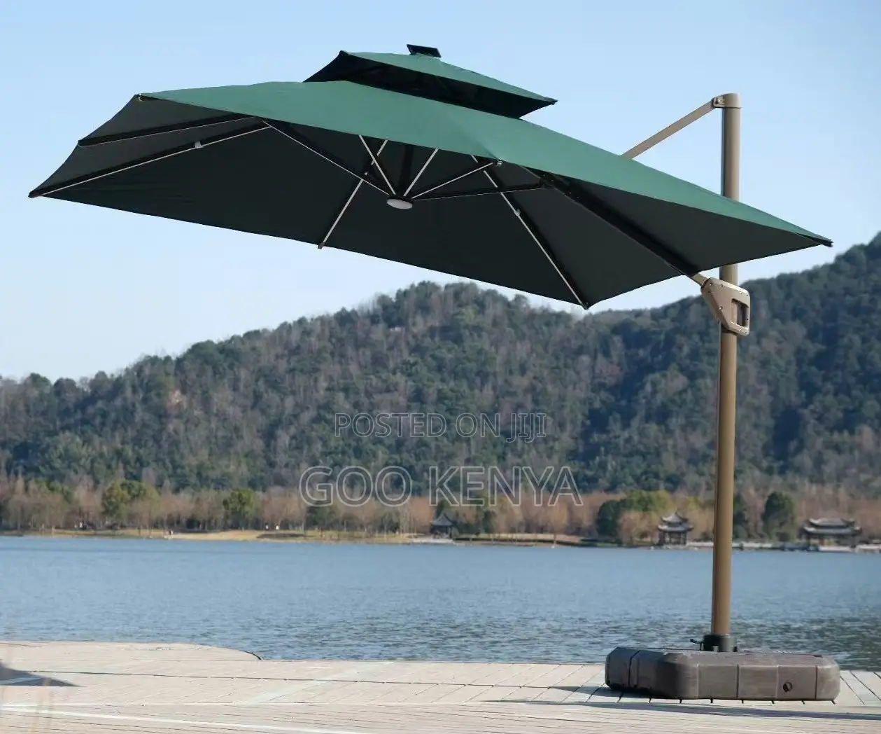 Home Umbrella; Heavy-Duty Weather-Resistant Patio Sun Umbrella