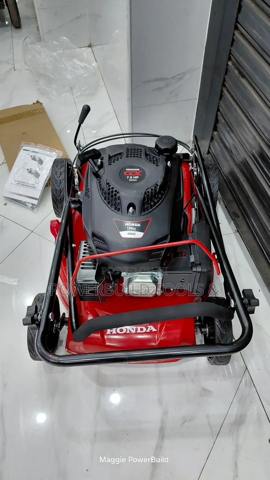 Honda 196cc 7.5hp Petrol Powered Lawnmower With Dust Collector