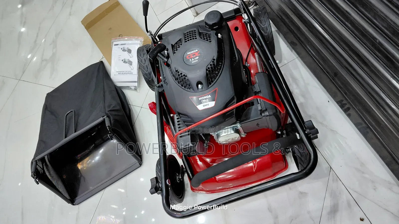 Honda 196cc 7.5hp Petrol Powered Lawnmower With Dust Collector