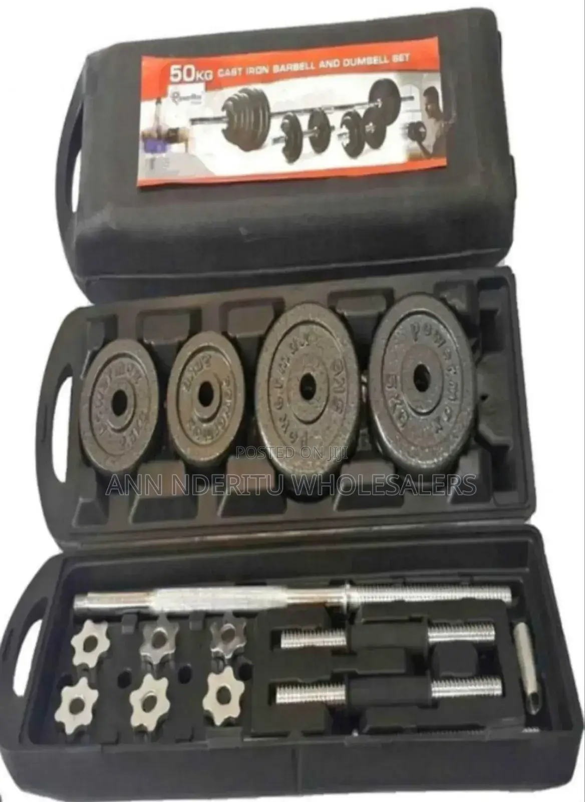 30kg Chrome Dumbells - Chrome Cast